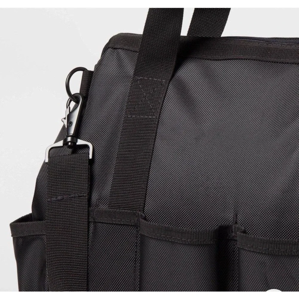 The Heavy Duty Tool Bag is a versatile storage solution for organizing tools wit